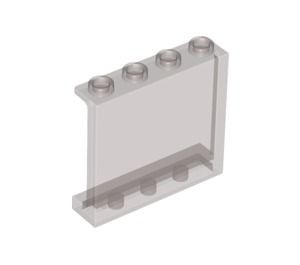 60581-13 Paneel 1x4x3 MET zijschotjes zie ook 4215 transparant bruin (naam was: trans ZWART) NIEUW *1L025
