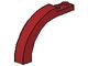 6060-59 Steen, boog 1x6x3 1/3 (90 graden) rood, donker NIEUW *1L094