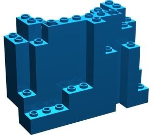6082-7G Rechthoekig rotsstuk (BURP) LET OP: Kan niet door brievenbus, pakketzending blauw gebruikt *5D0000
