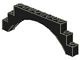 6108-11G Steen, boog 1x12x3 zwart gebruikt *