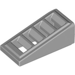 61409-86 Dakpan 18 graden 2x1 met vier sleuven grijs, licht (blauwachtig) NIEUW *1L190