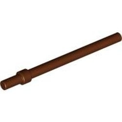 63965-88G Paal 6 noppen met stopring bruin, roodachtig gebruikt *1L0000