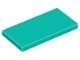87079-39 Tegel 2x4 turquoise, donker NIEUW *1L120+136