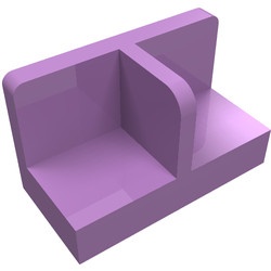 93095-157 Dubbel hoekpaneel 1x1x2 lavender, midden NIEUW *1L0000