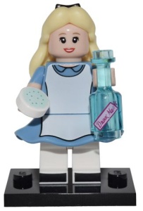 coldis-7 Disney- Alice in Wonderland met standaard, beschuit en fles NIEUW *0M0000