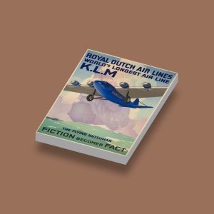 CUS1072 K.L.M. World's Longest Air Line wit NIEUW *0A000
