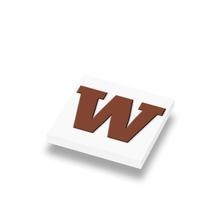 CUSE8024 Tegel 1x1 met chocoladeletter W *0A000