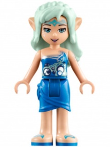 elf014 Naida Riverheart, blauwe skirt NIEUW *0M0000
