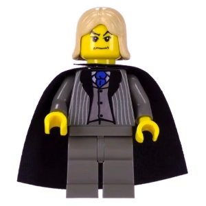 hp018 Lucius Malfoy, Dark Gray Suit Torso, Dark Gray benen NIEUW *0M0000