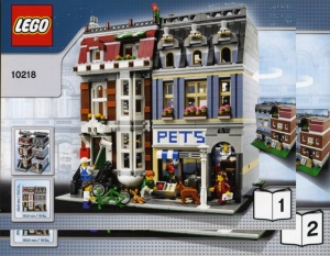 INS10218 10218 BOUWBESCHRIJVING- Pet Shop NIEUW *