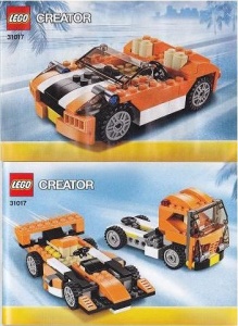 INS31017-G 31017 BOUWBESCHRIJVING- Sunset Speeder (2 boekjes) gebruikt *