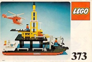 INS373-1-G 373-1 BOUWBESCHRIJVING Offshore Rig with Fuel Tanker gebruikt *LOC RB