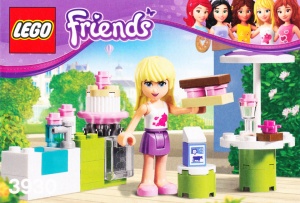 INS3930-GB 3931 BOUWBESCHRIJVING- Friends: Stephanie's outdoor Bakery MET GAATJES AAN DE ZIJKANT gebruikt *LOC BE