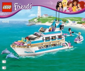 INS41015 41015 BOUWBESCHRIJVING- Friends: Dolphin Cruiser NIEUW *