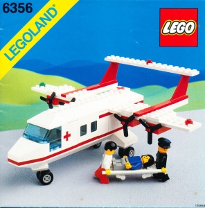 INS6356-G 6356 BOUWBESCHRIJVING- Med-Star Rescue Plane gebruikt *LOC RBL
