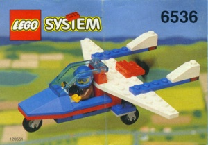 INS6536-Gb 6536 BOUWBESCHRIJVING- Aero Hawk MET GAATJES gebruikt *LOC RBS