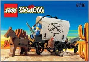 INS6716-Gb 6716 BOUWBESCHRIJVING- Weapons Wagon MET GAATJES gebruikt *LOC RBS