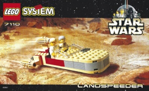 INS7110-G 7110 BOUWBESCHRIJVING- Landspeeder gebruikt *LOC RBS