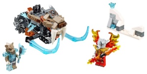 Set 70220 - Legends of Chima: Strainor's Saber Cycle zonder doos- gebruikt