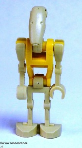 sw184 Star Wars:Battle Droid Commander with Straight Arm and Yellow Torso NIEUW *0M0000