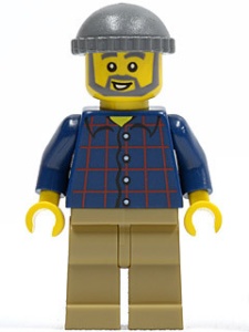 tls073G LEGO Brand Store - Man met geruit shirt gebruikt *