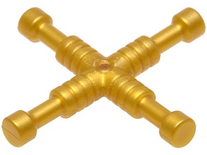 11402d-115 Kruissleutel goud, parel NIEUW *0L0000