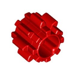 11955-5 Technic, Tandwiel 8 tanden zonder frictie rood NIEUW *0L000