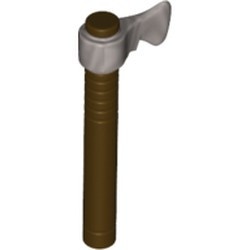 13571pb01-88 Tomahawk met matzilver blad bruin, roodachtig NIEUW *0L0000