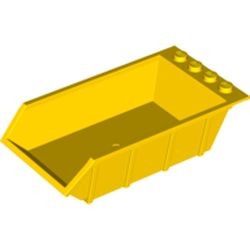 15455-3G Laadbak 4x6 hoog dichte noppen (Tipper) geel gebruikt *1R0000