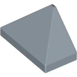 15571-55 DakNOK 45 graden 2x1 driekantig NOPHOUDER blauw, zandkleurig NIEUW *1L195