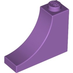 18653-157 Steen,omgekeerde halve boog 1x3x2 lavender, midden NIEUW *