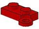 2429-5G Scharnierplaat 1x2 HORIZONTAAL BASIS rood gebruikt *1L0000
