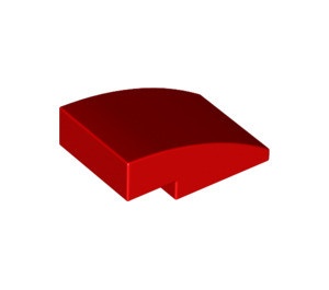 24309-5 Dakpan rond 3x2 geen noppen afgerond rood NIEUW *1L279
