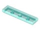 2431-15 Tegel 1x4 transparant lichtblauw NIEUW *1L112+13
