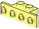 2436-103 Verbindingsplaat 1x2- 1x4 (kan ook 28802 zijn) geel, lichthelder NIEUW *1L361
