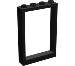 2493-11G Raam 1x4x5 zonder glas- Glas zie 2494 zwart gebruikt *