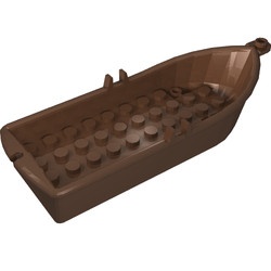 2551-8G Roeiboot 14x5x2 bruin (klassiek) gebruikt *