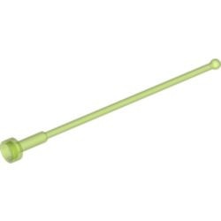 2569-108 Antenne 1x8 noppen hoog transparant heldergroen NIEUW *1L179