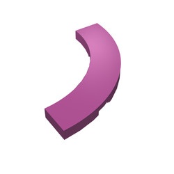 27507-71 Tegel 4x4 Macaroni groot magenta NIEUW *1L144