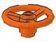 2819-4 Technic, stuur 3 noppen lang oranje NIEUW *0B016