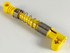 2909c02-3G Technic Schokbreker 9.5L, zachte veer geel gebruikt *