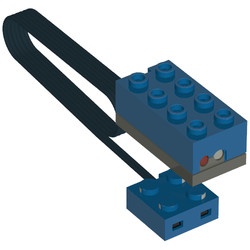 2982c01-7G MINDSTORMS- Lichtsensor blauw gebruikt *
