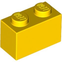 3004-3 Steen 1x2 geel NIEUW *1L005/008