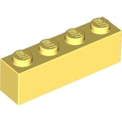 3010-103 Steen 1x4 geel, lichthelder NIEUW *5K0000