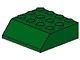 30182-6G Dakpan 45 graden 4x4 (éénzijdig) groen gebruikt *1B000