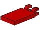 30350-5G Tegel 2x3 met twee clips aan uiteinde rood gebruikt *0D0000