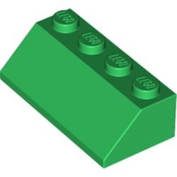 3037-6G Dakpan 45 graden 4x2 groen gebruikt *1L417