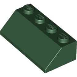 3037-80 Dakpan 45 graden 4x2 groen, donker NIEUW *1L151