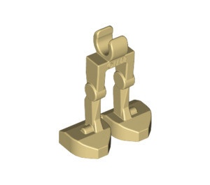 30376-2 Benen mechanisch (o.a. Battle Droid) crème NIEUW *0B0000