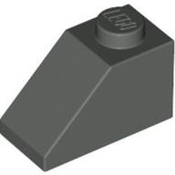 3040-10G Dakpan 45 graden 1x2 donker, grijs (klassiek) gebruikt *1L414